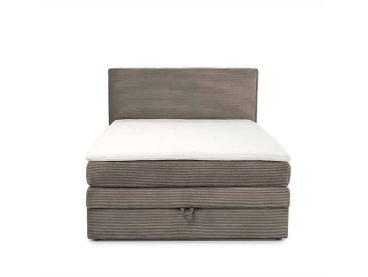 Trendstore Janett Boxspringbett in Cord mit Bettkasten - Cord he