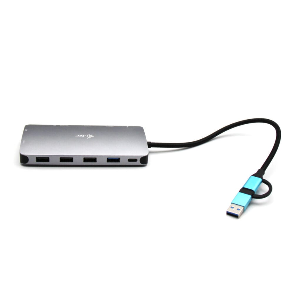 i-tec USB3.0 USB-C/Thunderbolt 3x Diplay Metal Nano Dock LAN PD 100W CANANOTDOCKPD
