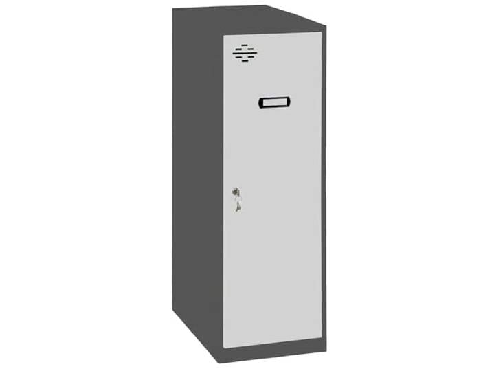 Simon Rack Casier Vestiaire Metallique Petit\, 915x300x500 mm\, Armoire Metallique Petit\, Comprend la Clé\, Anthracite/Gris - Simonlocker