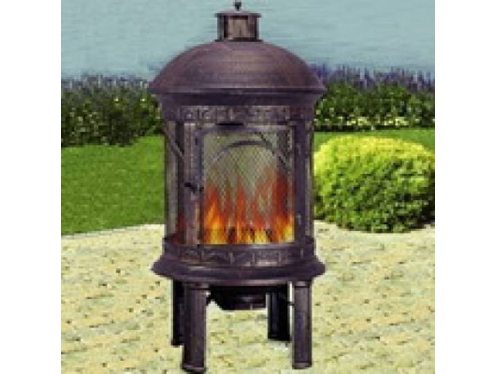 Tuinhaard houthaard allesbrander gietijzer 126x65cm