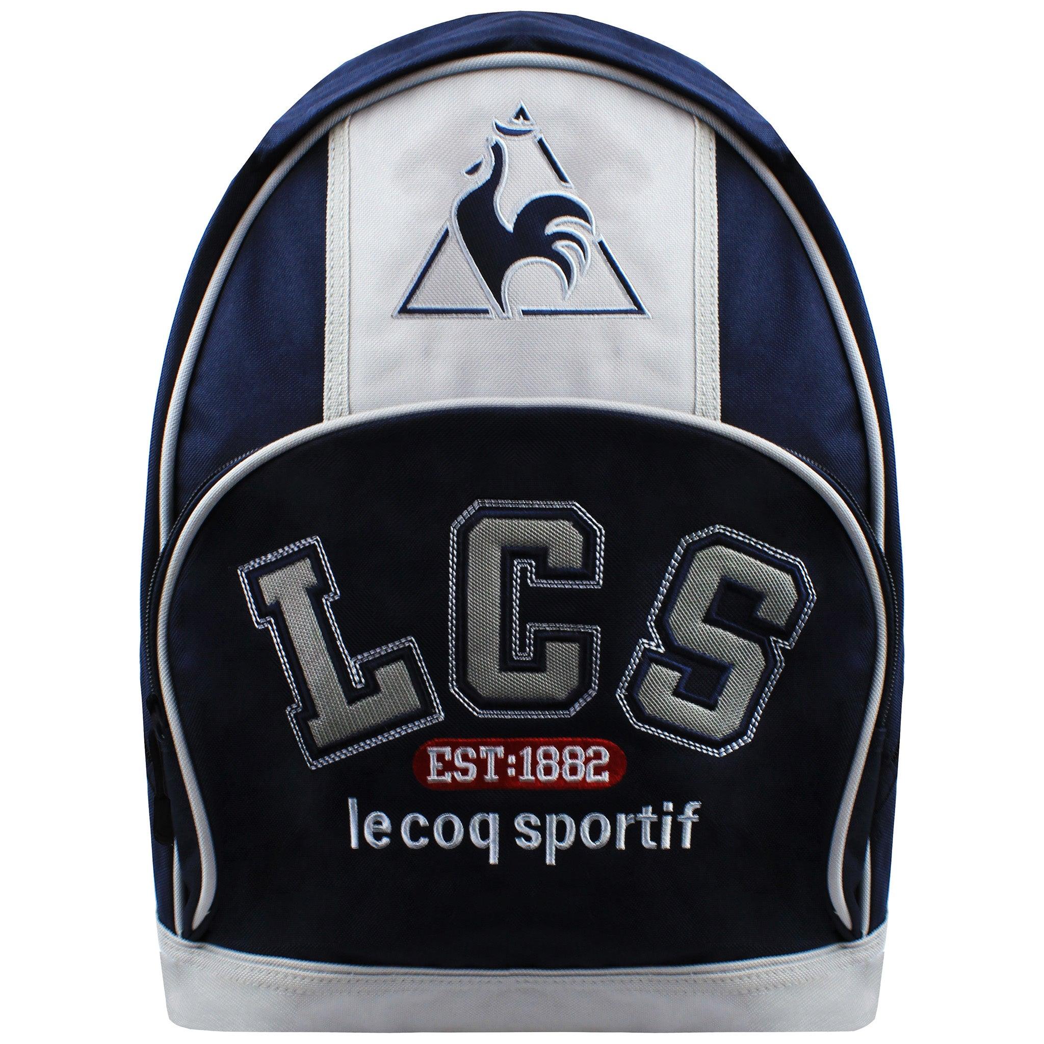 Le Coq Sportif Logo Rucksack Navy/Silber