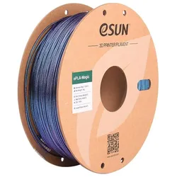 eSUN ePLA-Magic Dark Twinkling Blau Filament 1.75mm 1Kg (PLA, 1.75 mm, 1000 g), 3D Filament, Schwarz, Blau