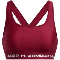 UNDER ARMOUR Armour Mid Crossback Sport-BH Damen 625 - cardinal/cardinal/white XS