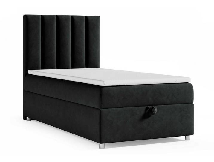 Best for Home Boxspringbett Einzelbett Trinity K-10 mit Stauraum & Komfort Topper (70x200 80x200 90x200 100x200 cm), Lieferung Wohnung und Aufbauservice, TOP Preis-Leistungs-Verhältnis