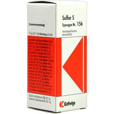 Kattwiga Arzneimittel GmbH SYNERGON KOMPLEX 156 Sulfur S Tropfen 20 ml 00619082