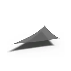 Siena Garden Sonnensegel 3-Eck  Coolfit , grau , Maße (cm): B: 400 H: 570