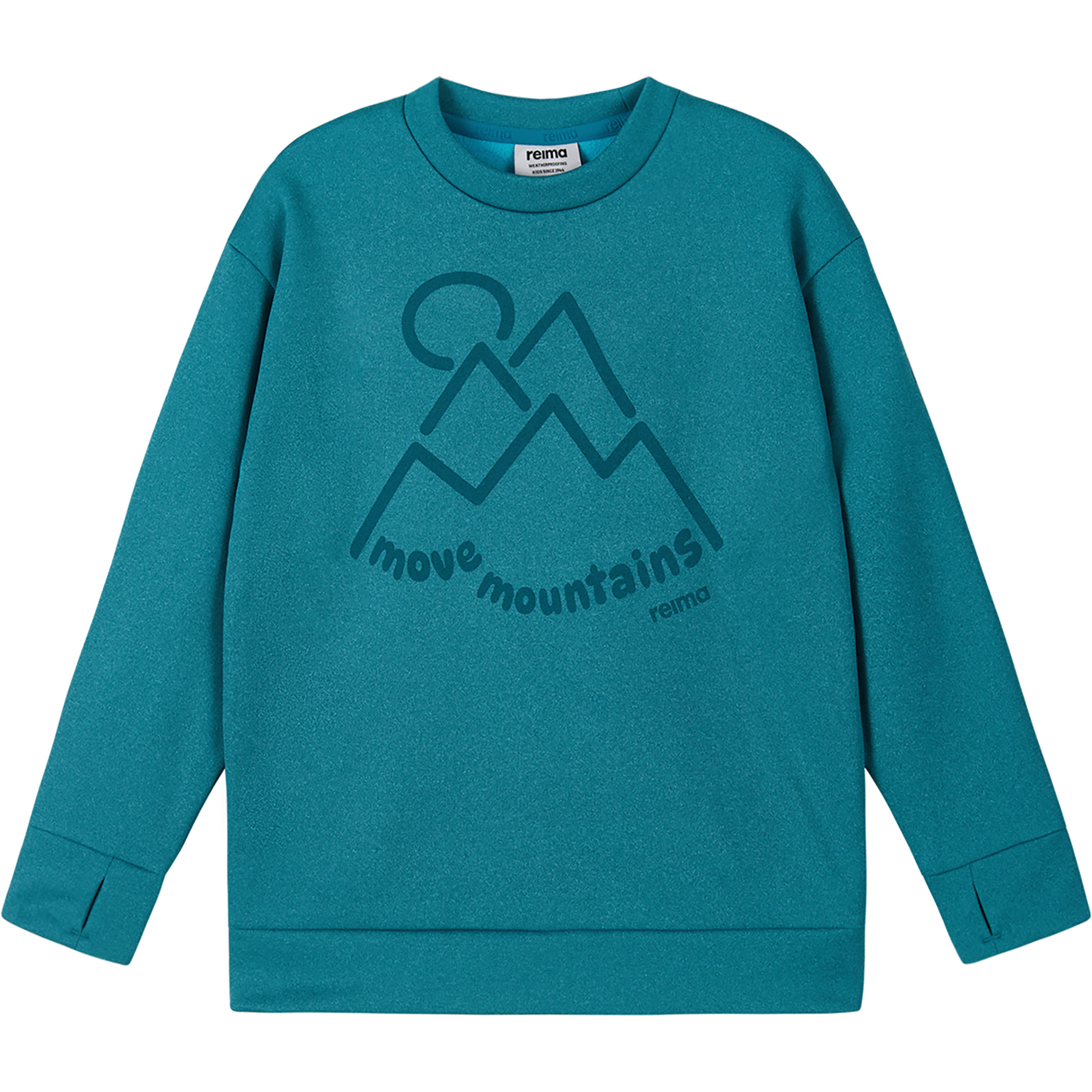 reima Reila Kinder Pullover aquatic blue Größe 146 Lifestyle Elastisch