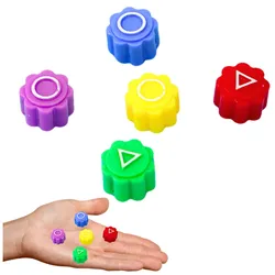 Würfel zum Spielen von Gonggi Hacele Squid Games Arcade-Spiel, 5 Stück