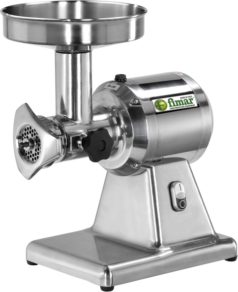 Fimar TC12S -  Elektrischer Fleischwolf - 230 V - 1 PS - Schneideeinheit aus Edelstahl - ohne Rückwärtslauf