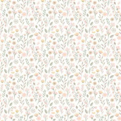 Veer Decor Blushed Meadow Wallpaper