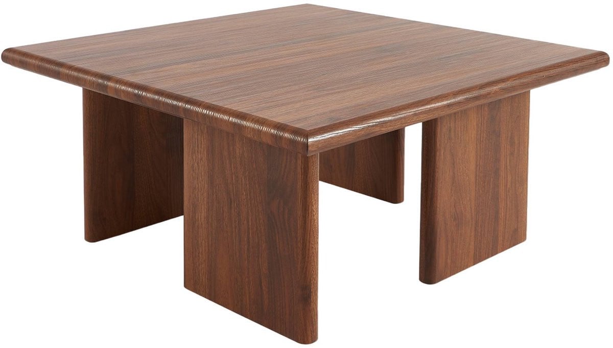 Sweek Tilos Vierkante Salontafel Breedte: 80 cm, Diepte: 80 cm, Hoogte: 36 cm
