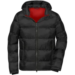 Winter-Steppjacke "JN1168" - M - black/red