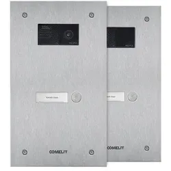 Comelit IX0101U Frontplatte Steel-Switch, 1 Taste, 1-reihig, V4A