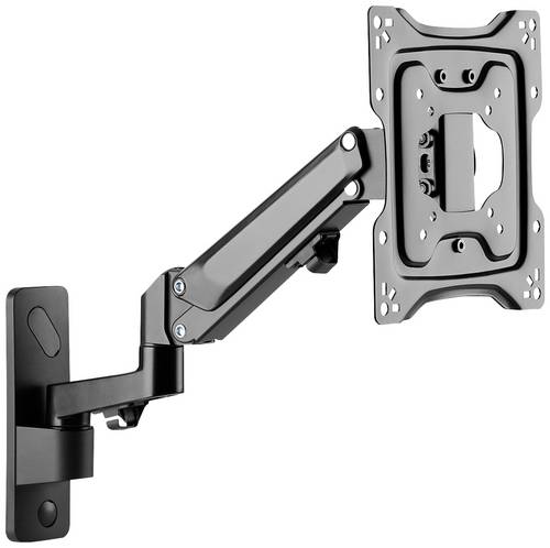 Digitus DA-90428 Monitor-Wandhalterung 1 Display(s) 43,2cm (17") - 114,3cm (45") Schwarz Ausziehbar, Drehbar, Höhenverstellbar