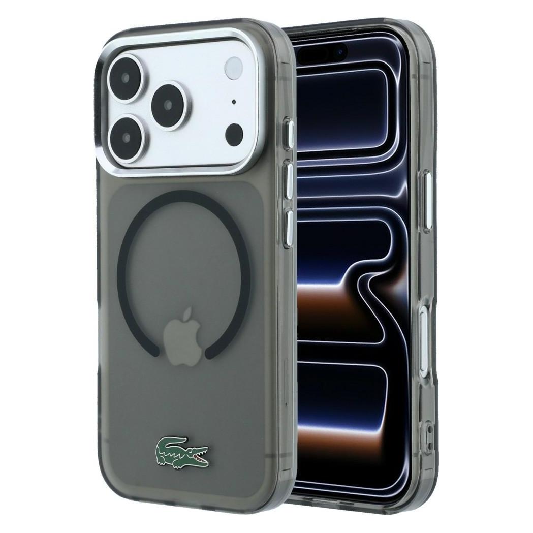 Lacoste IML Frosted Laquer Logo MagSafe Case for iPhone 18 Pro / 17 Pro Black (Apple iPhone 17 Pro, Apple iPhone 18 Pro) (77203696)