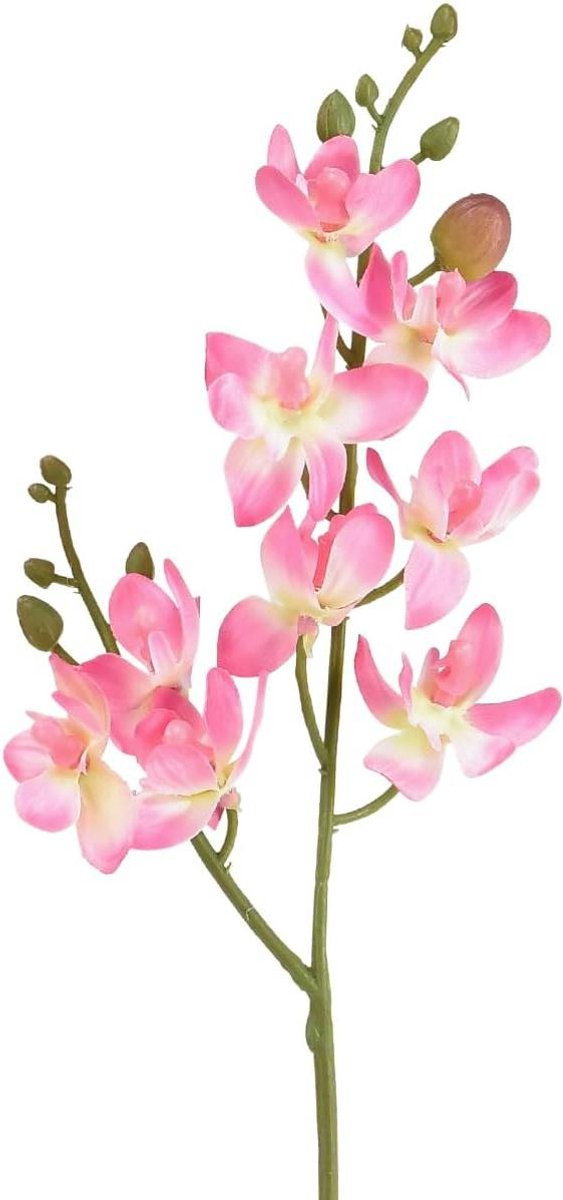 Nep Orchidee Phalaenopsis Kunstbloem - Roze - 30 cm