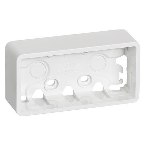LK FUGA Unterlage Baseline 2 Modul horizontal, weiss (503D6621)