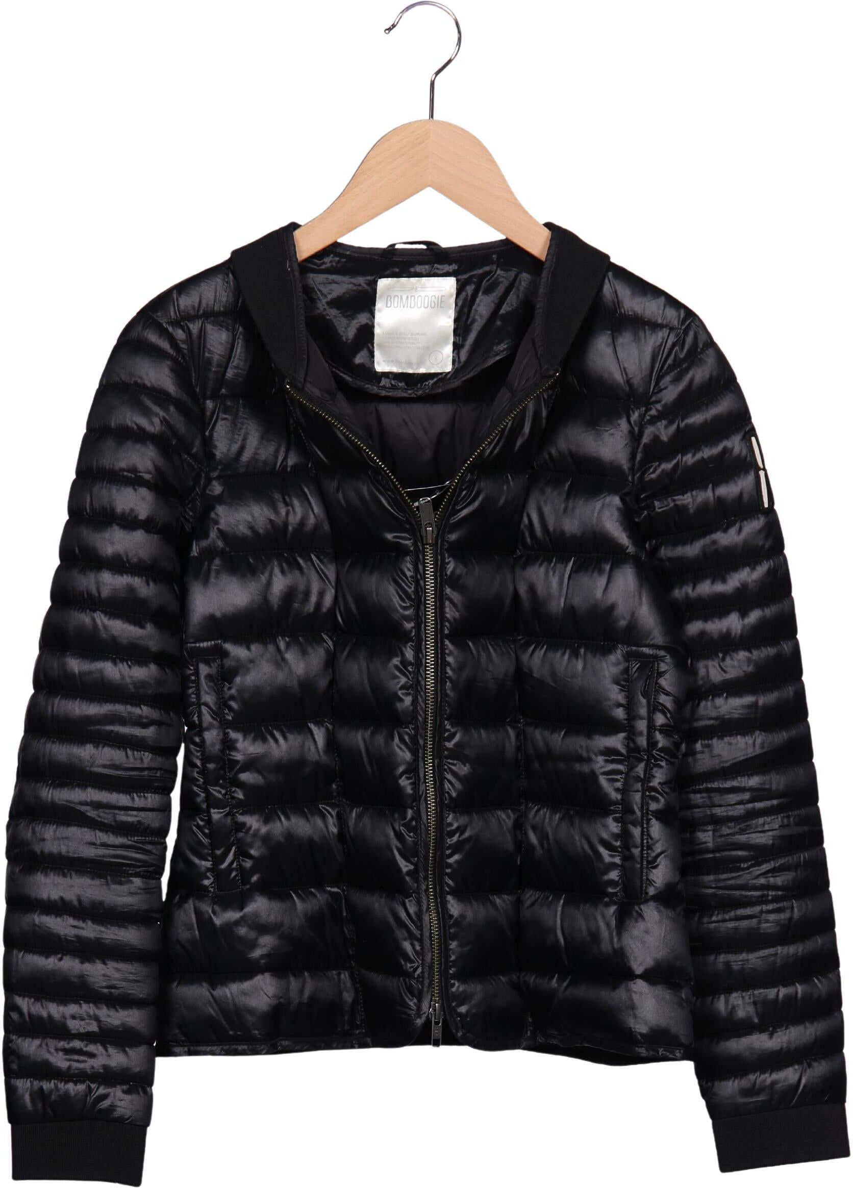 Bomboogie Damen Jacke, Schwarz, Gr. M, Synthetik - Second Hand