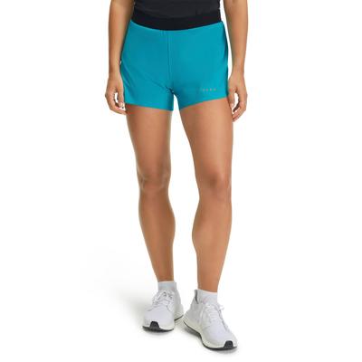 Shorts FALKE "FALKE Shorts", Damen, Gr. S, Normalgrößen, blau (persian grün (7377)), Hosen Shorts