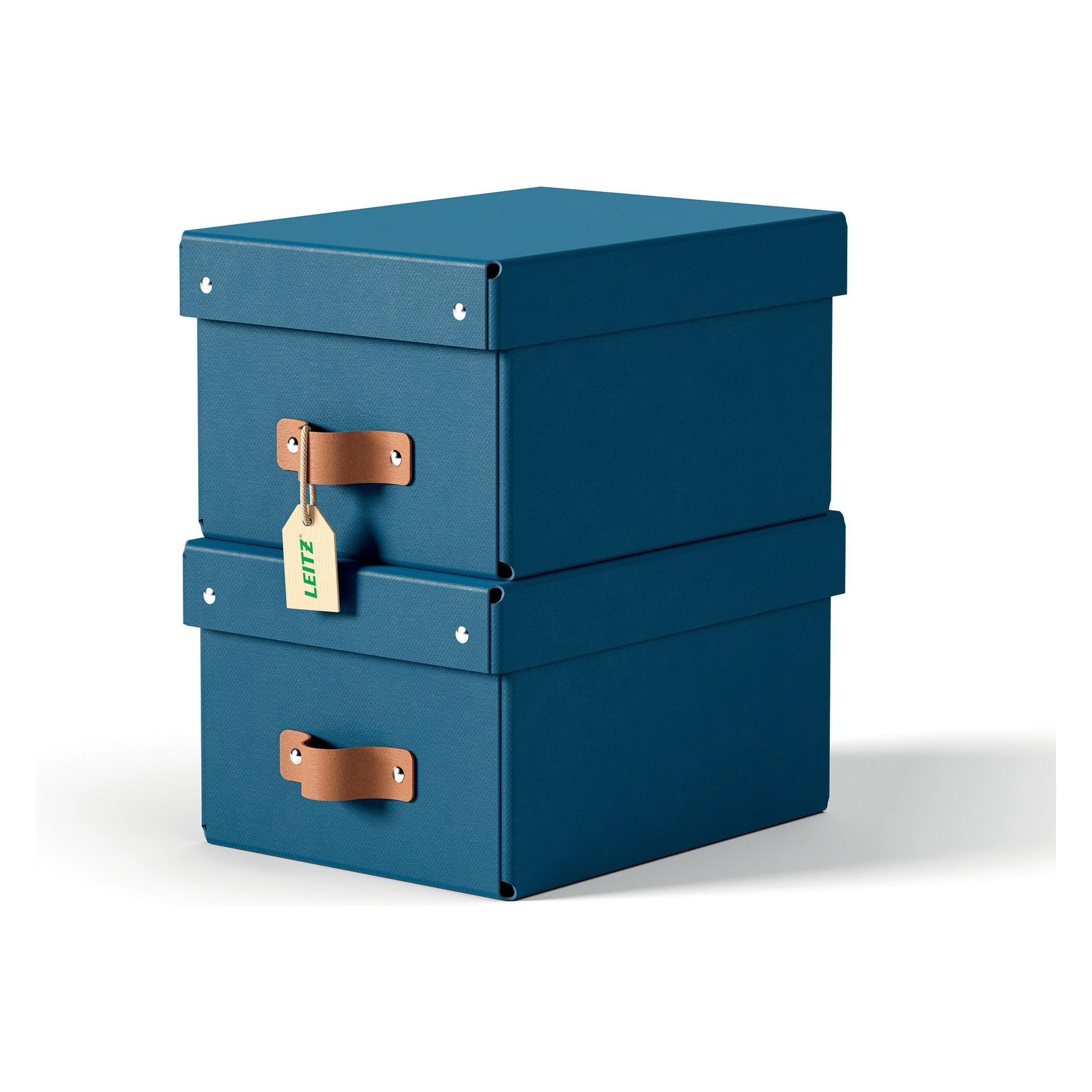 Leitz Archivbox Puro Recyclingkarton Klein mit Deckel (A5) (61470068)