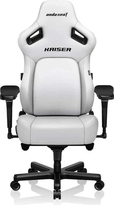 Anda Seat Kaiser 4 Premium Gaming Chair - L Size White PVC