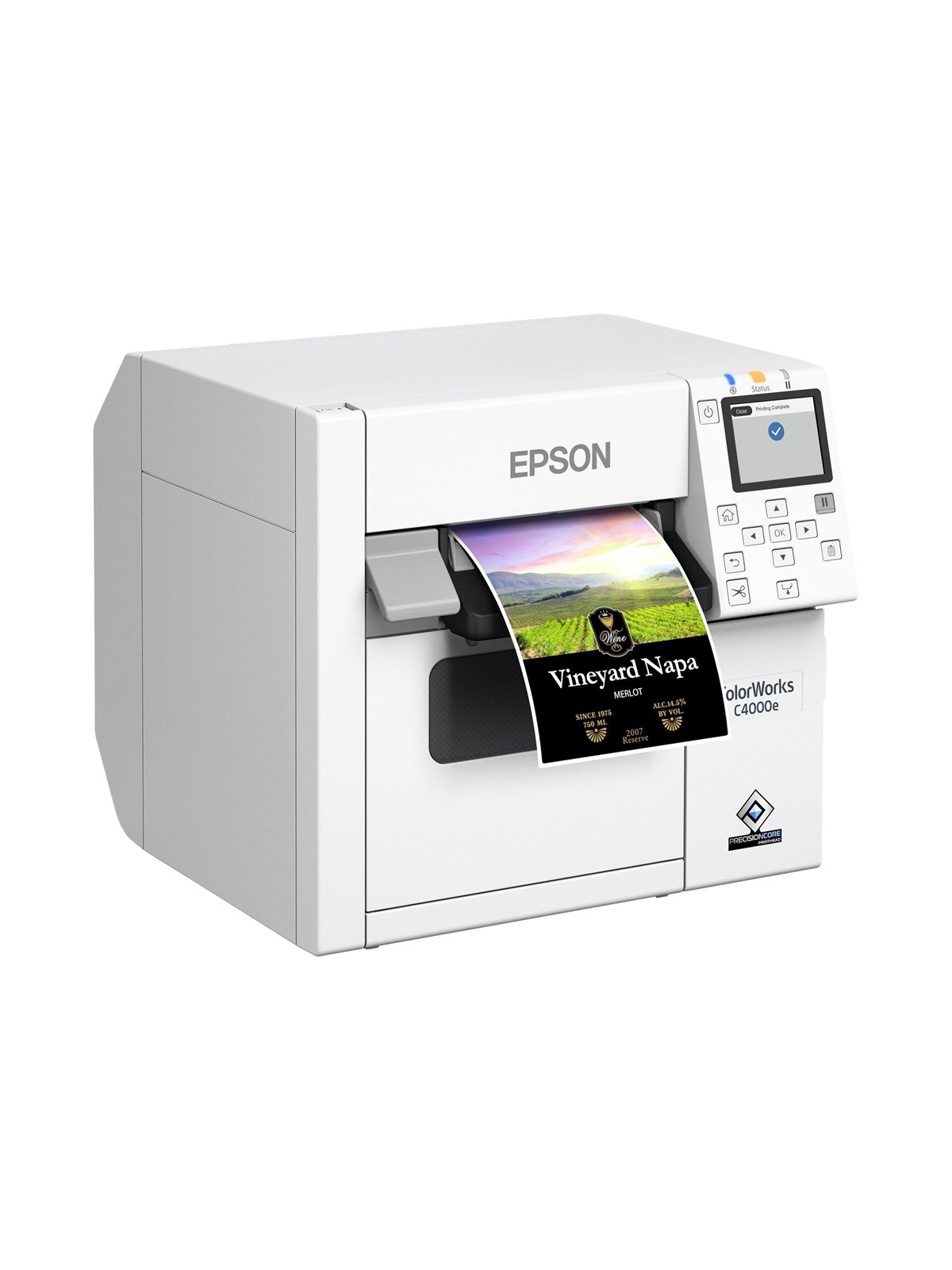 Epson ColorWorks C4000e Desktop Color Label Printer (BK)