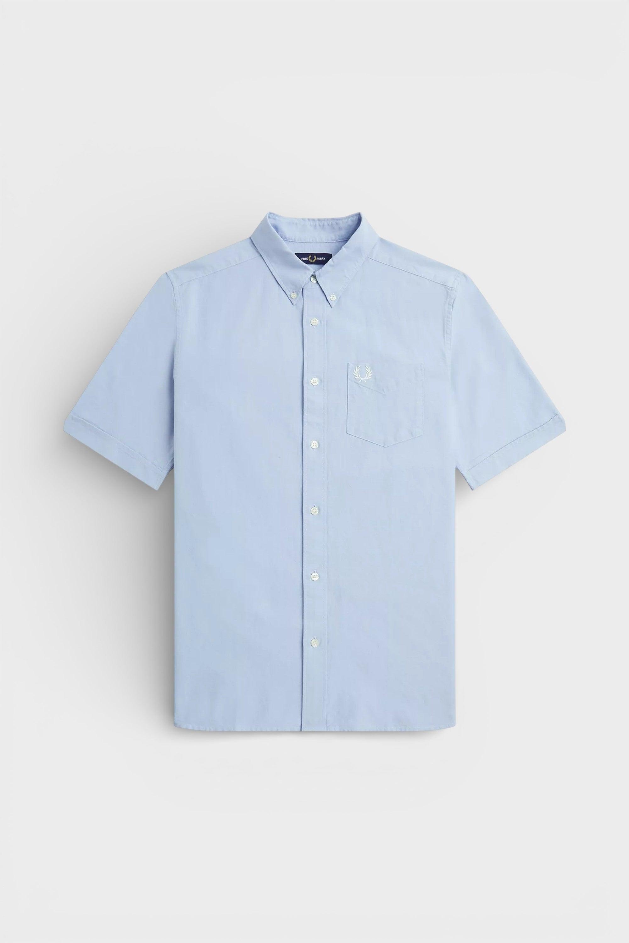 Fred Perry Kurzarmhemd, Hellgrau