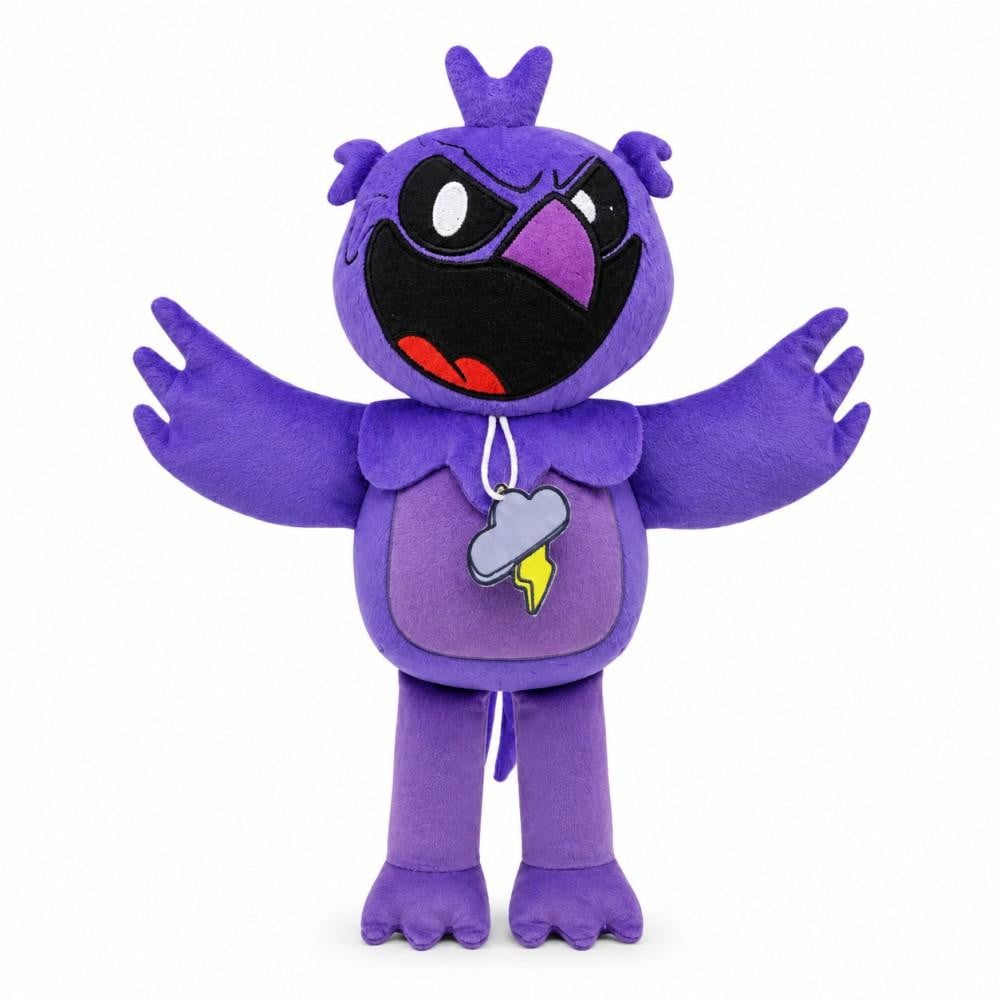 Wiztex Nightmare Pluche Figuur Poppy Playtime Monster, Paars, 30 cm