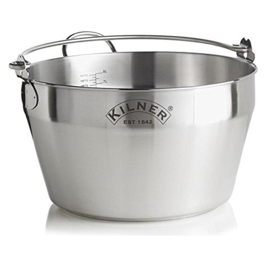 Kilner 25.413 Stainless Steel Preserving Jam Pan, Silver, 34.5 x 34 x 19.5 cm (Edelstahl) (KI25413)