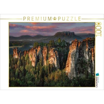 CALVENDO Puzzle Blick am Morgen | 1000 Teile Lege-Größe 64x48cm Foto-Puzzle für glückliche Stunden