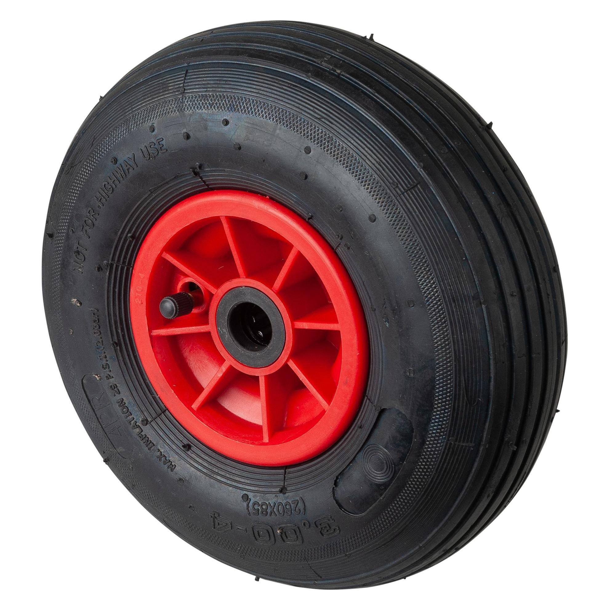 BS Rollen Luftrad,Rad Ø 260mm, D15, Gummi schwarz (228235)
