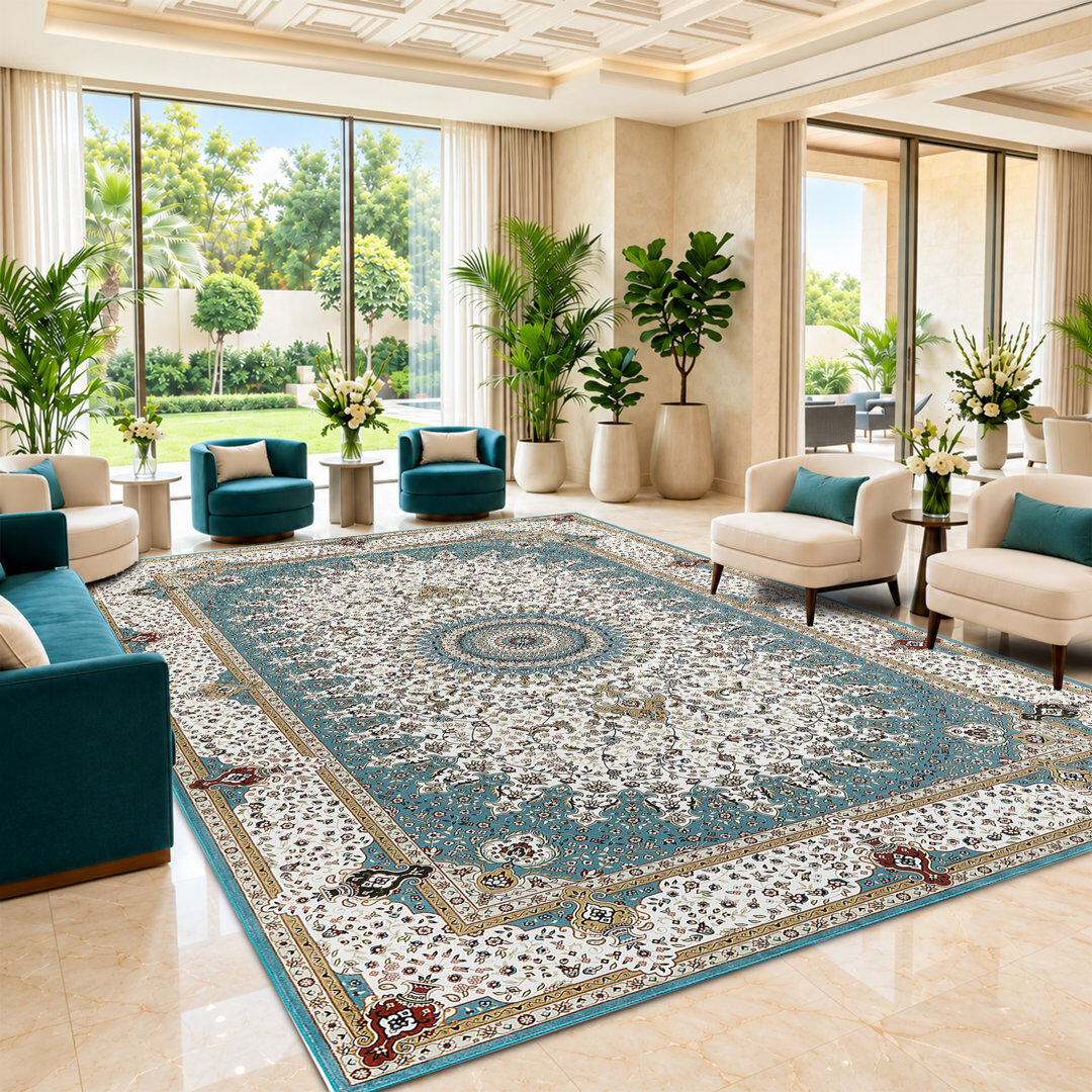 Langley Street Vintage Look Shaggy Indoor / Outdoor Washable Area Rug WILLOW Rectangle 240 x 320cm