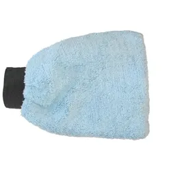 Autowaschhandschuhe Bluenet Mikrofaser blau hervorragendes Ergebnis für Trocken- und Nassreinigung