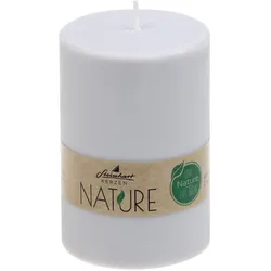 Stumpenkerzen Nature Grau 100 x Ø 68 mm aus 100% natürlichen Rohstoffen ohne Palmöl