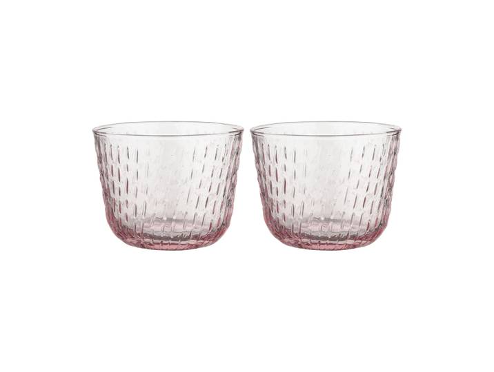 Marimekko Verre Syksy 2 dl, lot de 2 Mauve