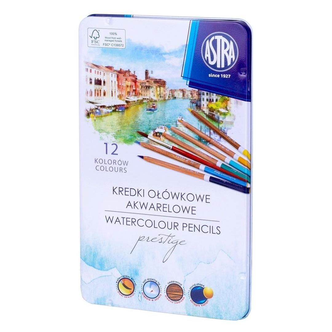 Astra Prestige-Aquarellstifte aus Zedernholz, 12 Farben (12x) (312121001)