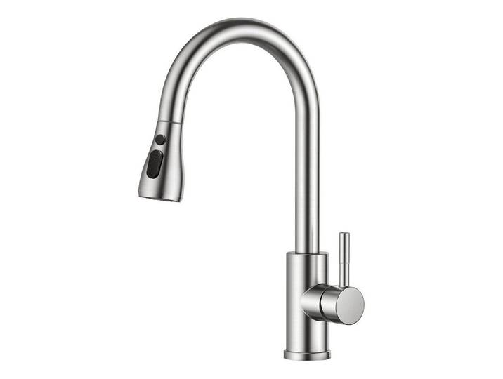 LuxusKollektion Küchenarmatur Wasserhahn Küche Hochdruck Herausziehbarer Brause Edelstahl