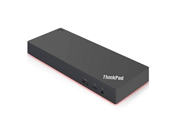 Lenovo 40AN0135EU notebook dock & poortreplicator Bedraad Thunderbolt 3 Zwart, Rood