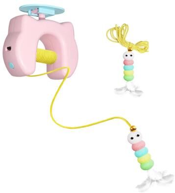 Uplift Treasures Rechargeable Flying Bird Interactive Cat Toy pink