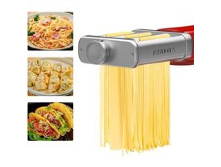 Machine à pâtes 3 en 1 - GENERIC - pour Kenwood KMX - Rouleau à pâtes - Coupe-fettuccine - Coupe-spaghetti