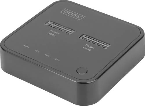 Digitus DA-71545 USB-C (USB 3.2 Gen 2) M.2 PCIe NVMe, M.2 Festplatten-Dockingstation mit Clone-Funktion
