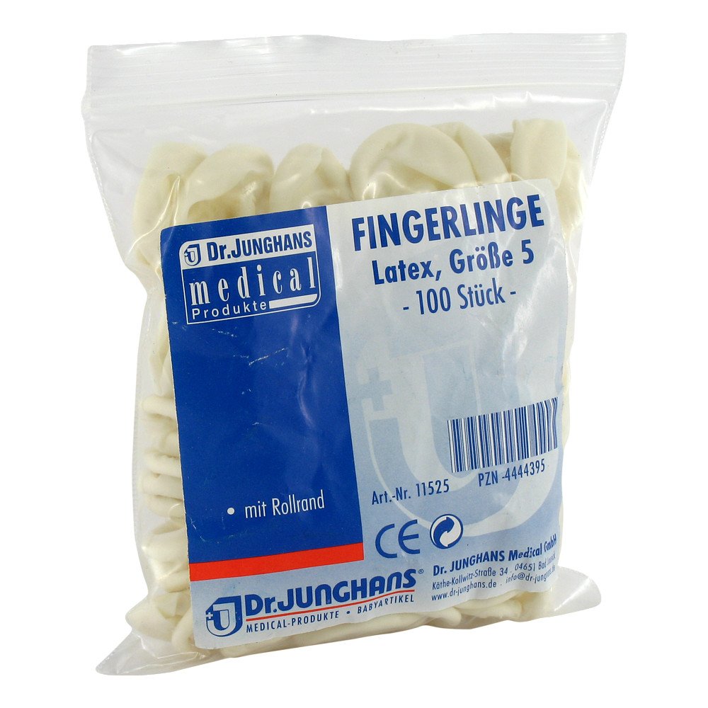 Dr. Junghans Medical GmbH Fingerling Op Latex Größe 5 gerollt 04444395