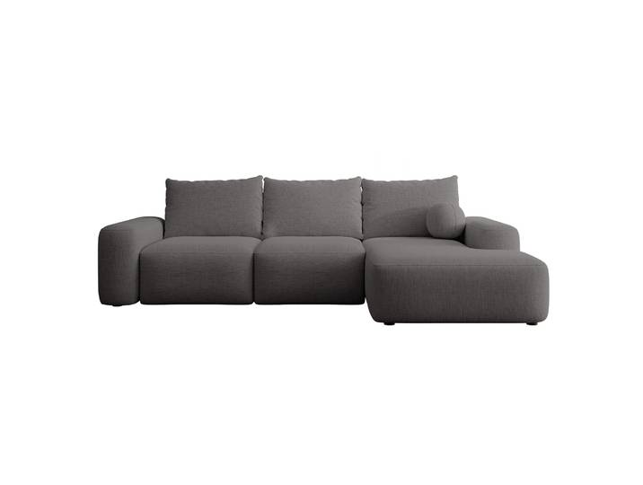 Ecksofa mit Schlaffunktion Carnos, L-förmig, mit Ball, einzelne