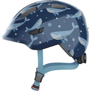 Abus Fahrradhelm Smiley 3.0, für Kinder, 50 - 55 cm, verstellbar, blau, mit Motiven & Luftkanälen