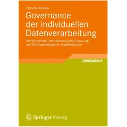 Governance der individuellen Datenverarbeitung, Fachbücher von Elizaveta Kozlova