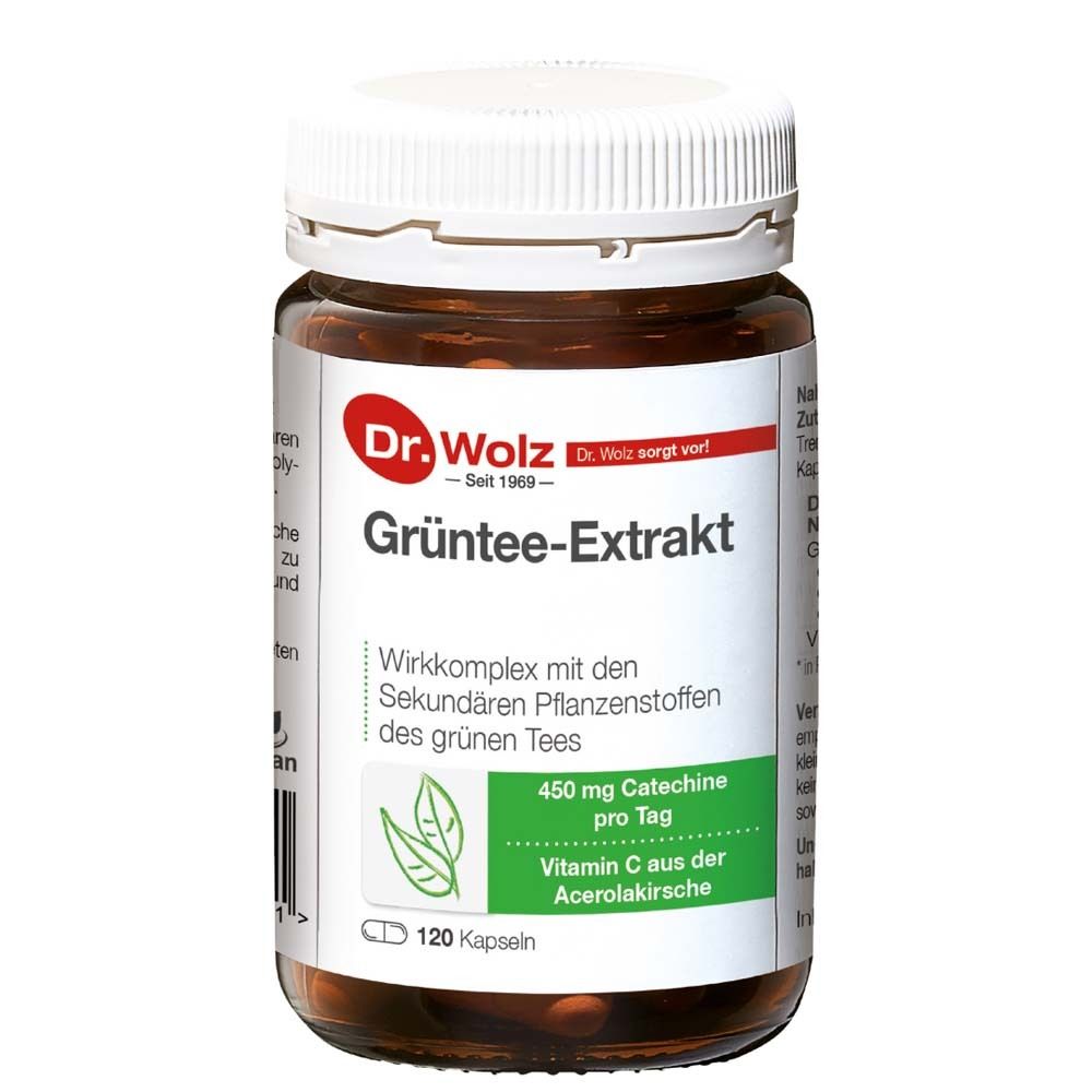 Grüntee Extrakt Dr.Wolz Kapseln 120 St