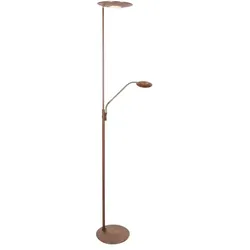 Steinhauer LED-Stehleuchte Zenith2 Metall Braun Bronze