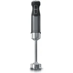 Arendo Stabmixer 1000W Grau, Edelstahl Pürierstab DC Motor, stufenlose Geschwindigkeitsregelung, Turbotaste, Stabmixer, Grau