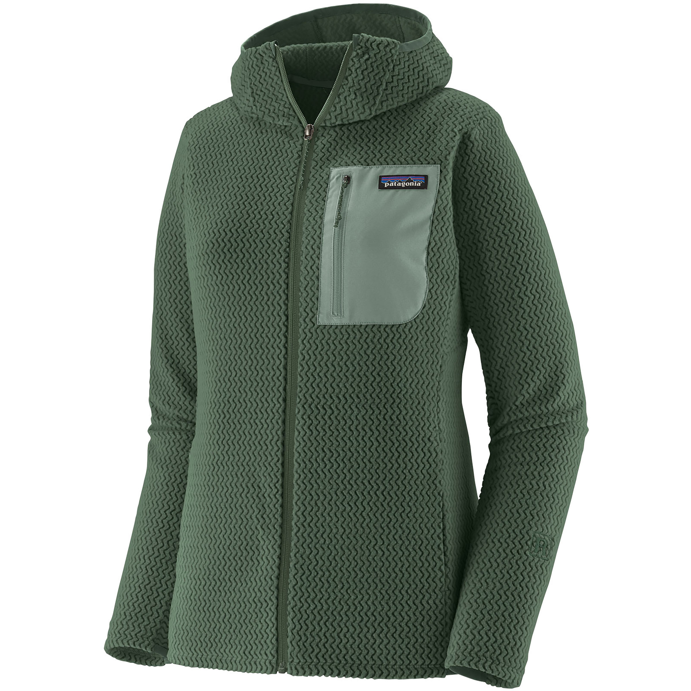 Patagonia R1 Air Damen Fleecejacke gruen Größe M Trekking Atmungsaktiv
