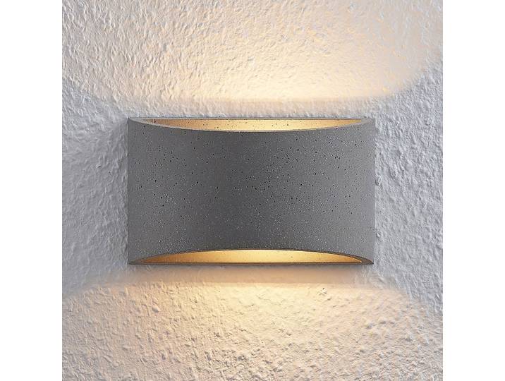Edvin Wandleuchte Grey - Lindby - Wohnzimmer - Modern - Beton